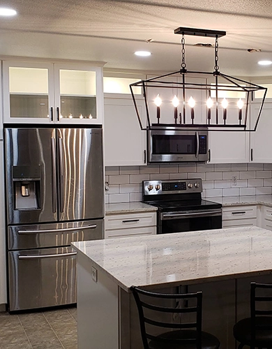 custom kitchen cabinets and countertops