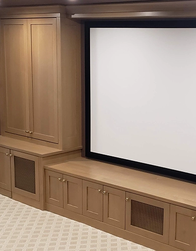 custom entertainment center